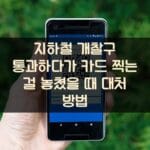 지하철 개찰구 통과하다가 카드 찍는 걸 놓쳤을 때 대처 방법 2 지하철 개찰구 통과하다가 카드 찍는 걸 놓쳤을 때 대처 방법