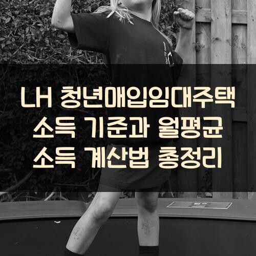 LH 청년매입임대주택 소득 기준과 월평균 소득 계산법 총정리