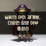 날씨의 아이 재개봉, 더빙판 상영 여부 총정리