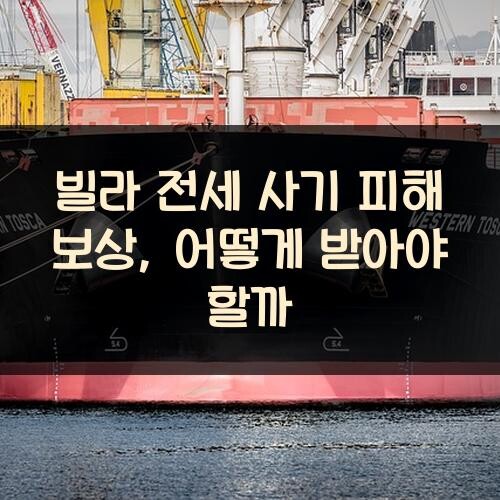 빌라 전세 사기 피해 보상, 어떻게 받아야 할까?