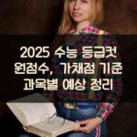 2025 수능 등급컷 원점수, 가채점 기준 과목별 예상 정리 2 2025 수능 등급컷 원점수, 가채점 기준 과목별 예상 정리