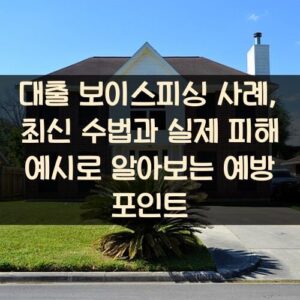 대출 보이스피싱 사례, 최신 수법과 실제 피해 예시로 알아보는 예방 포인트
