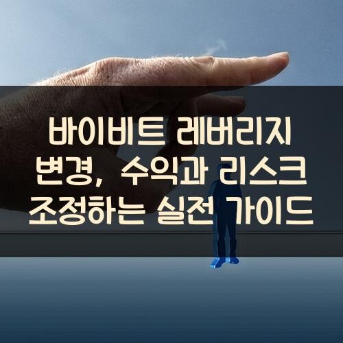 바이비트 레버리지 변경, 수익과 리스크 조정하는 실전 가이드