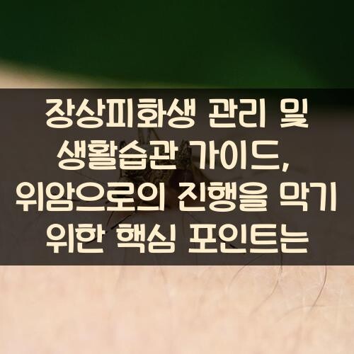 장상피화생 관리 및 생활습관 가이드, 위암으로의 진행을 막기 위한 핵심 포인트는?