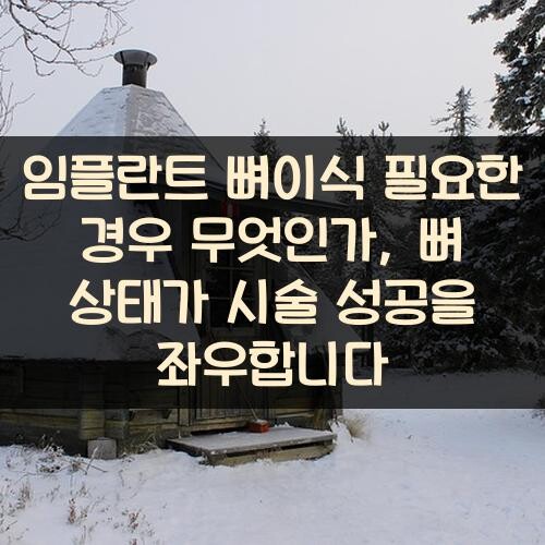 임플란트 뼈이식 필요한 경우 무엇인가, 뼈 상태가 시술 성공을 좌우합니다