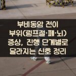 부비동암 전이 부위(림프절·폐·뇌) 증상, 진행 단계별로 달라지는 신호 정리