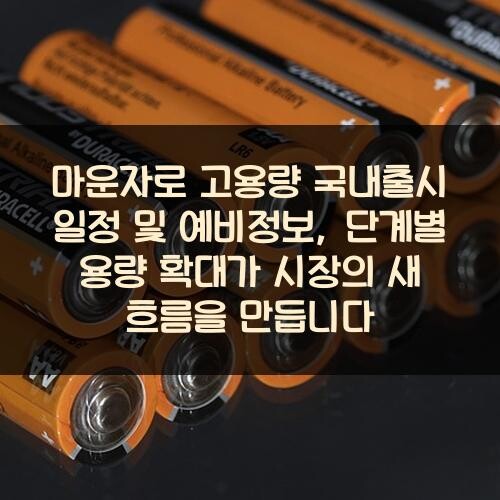 마운자로 고용량 국내출시 일정 및 예비정보, 단계별 용량 확대가 시장의 새 흐름을 만듭니다