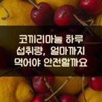 코끼리마늘 하루 섭취량, 얼마까지 먹어야 안전할까요?