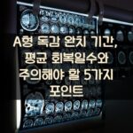 A형 독감 완치 기간, 평균 회복일수와 주의해야 할 5가지 포인트