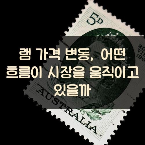 램 가격 변동, 어떤 흐름이 시장을 움직이고 있을까?