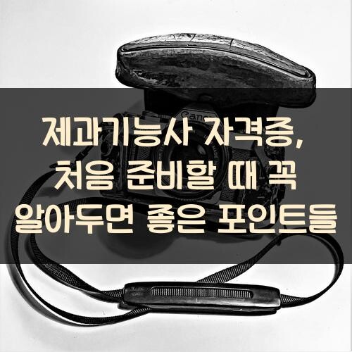 제과기능사 자격증, 처음 준비할 때 꼭 알아두면 좋은 포인트들