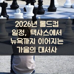 2026년 롤드컵 일정, 텍사스에서 뉴욕까지 이어지는 가을의 대서사