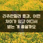 리쥬란힐러 효과, 어떤 차이가 있고 어디서 받는 게 좋을까요?