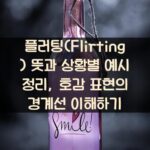 플러팅(Flirting) 뜻과 상황별 예시 정리, 호감 표현의 경계선 이해하기