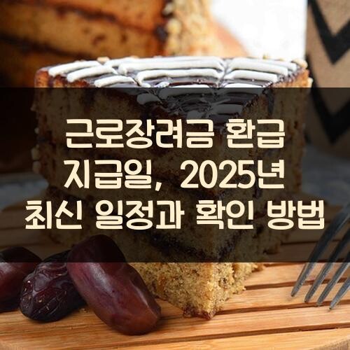 근로장려금 환급 지급일, 2025년 최신 일정과 확인 방법
