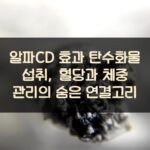 알파CD 효과 탄수화물 섭취, 혈당과 체중 관리의 숨은 연결고리