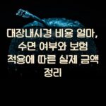 대장내시경 비용 얼마, 수면 여부와 보험 적용에 따른 실제 금액 정리