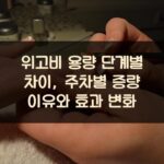 위고비 용량 단계별 차이, 주차별 증량 이유와 효과 변화